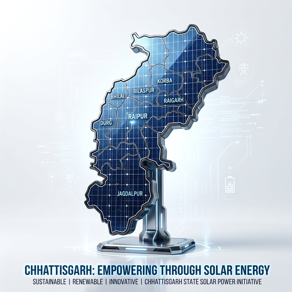 Chhattisgarh Map Solar Panel
